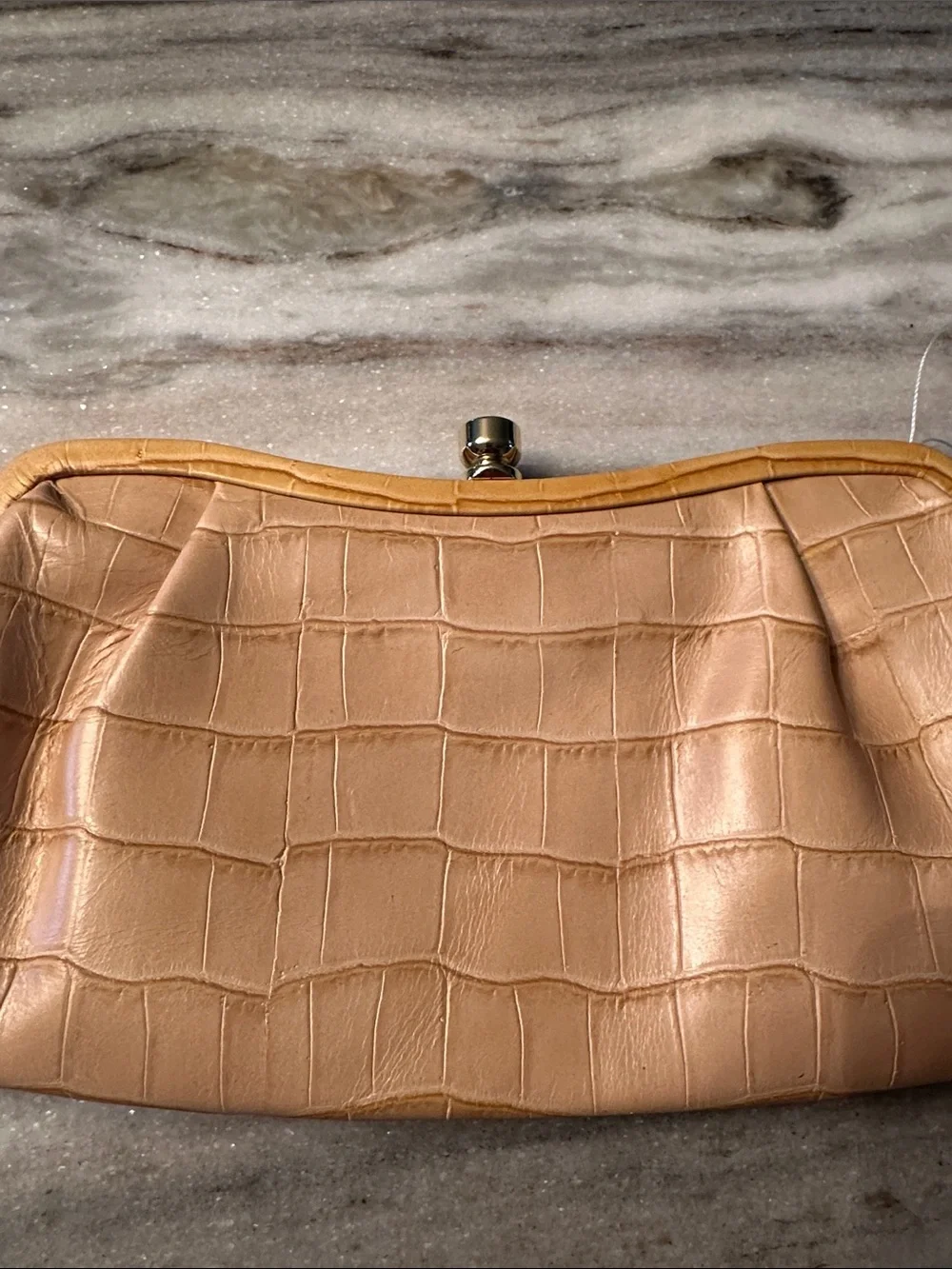 Banana Republic embossed leather
